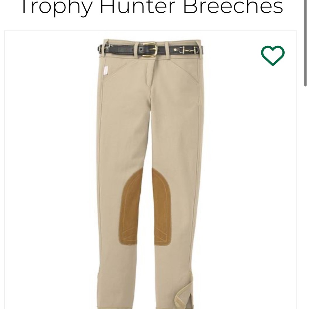 The Tailored Sportsman girls Trophy Hunter breeches